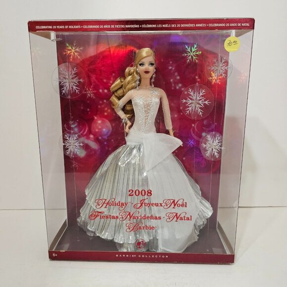 Rare Vintage 2008 Mattel Holiday Barbie Doll N5862 NEW in BOX, Unopened! - Picture 1 of 7